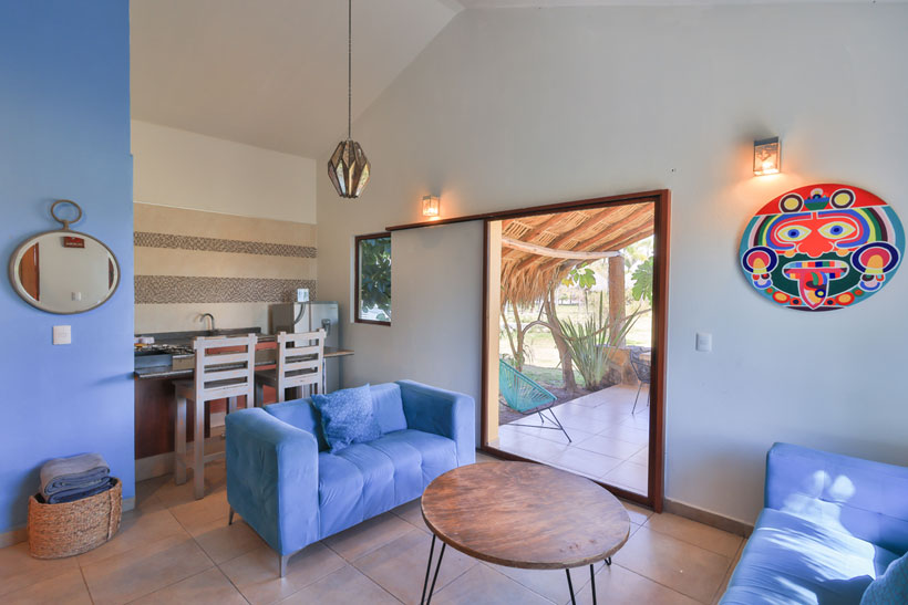 Villa sala y cocina